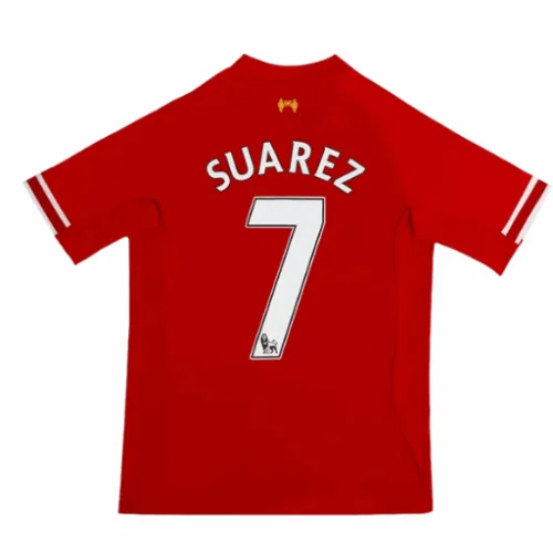 Vintage Soccer Jersey SUAREZ #7 Liverpool Home 2013/14 Vintage Soccer Jersey SUAREZ #7 Liverpool Home 2013/14