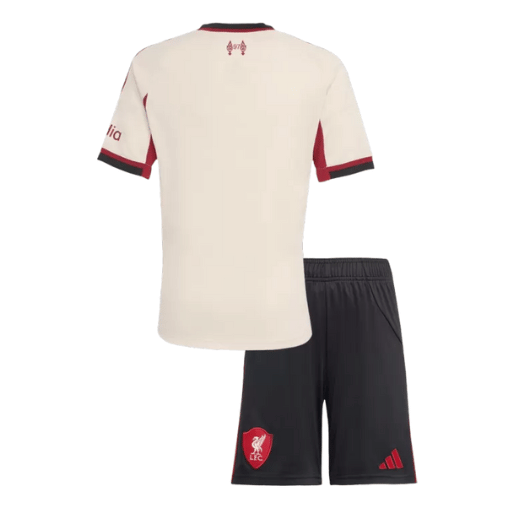 Liverpool Away Kids Soccer Jerseys Kit 2025/26
