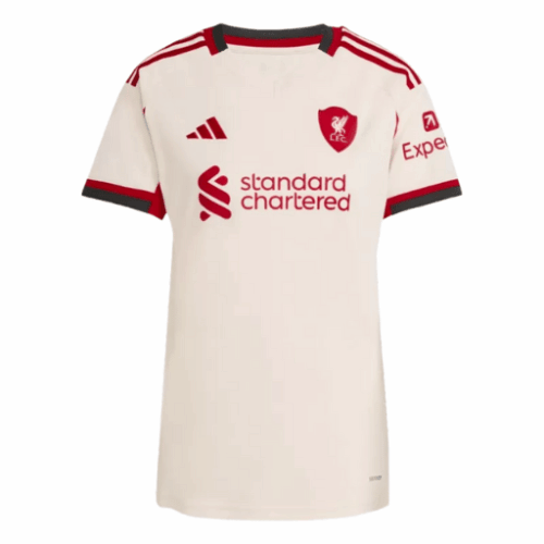 Camiseta visitante del Liverpool femenina 2025/26