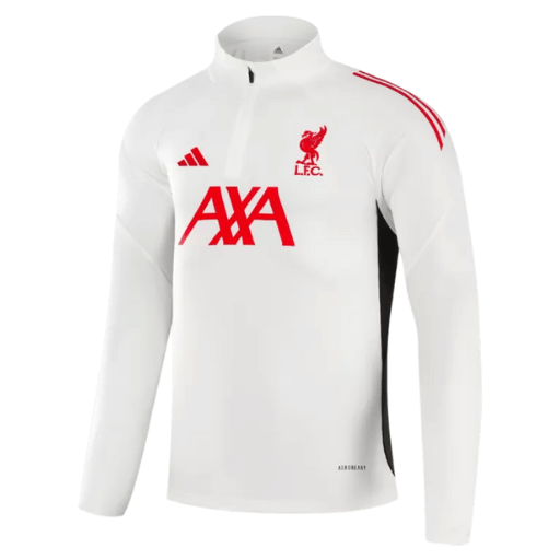 Chándal Liverpool 1/4 Cremallera 2025/26 Niños Blanco
