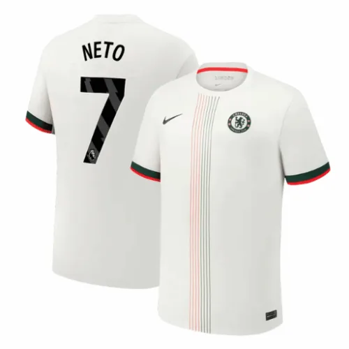 NETO #7 Chelsea Away Soccer Jersey 2025/26 - SoccerKit