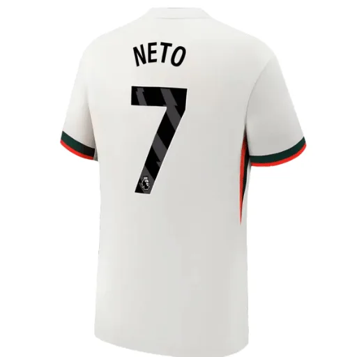 NETO #7 Chelsea Away Soccer Jersey 2025/26