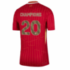 CHAMPIONS #20 Liverpool Home Authentic Soccer Jersey 2024/25