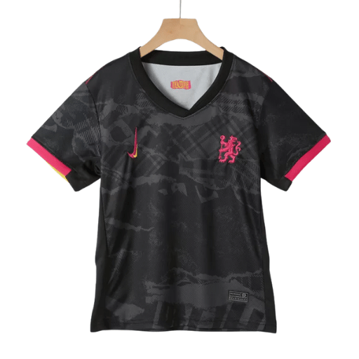 Kit de maillots de football pour enfants Chelsea Third Away 2024/25