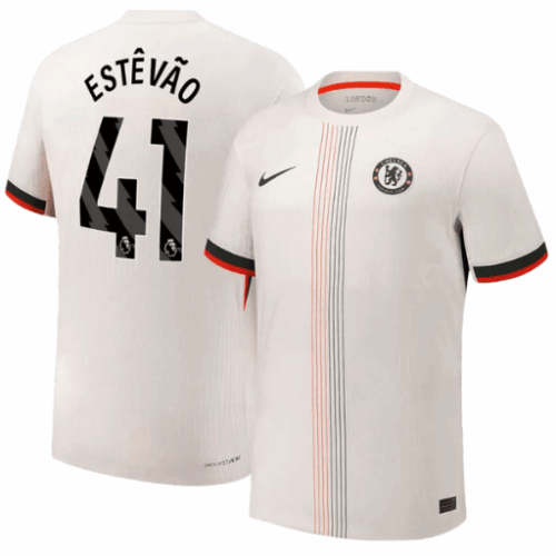 ESTÊVÃO #41 Chelsea Away Authentic Soccer Jersey 2025/26