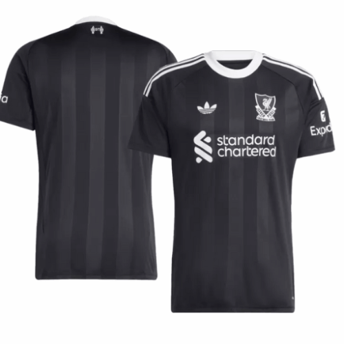 Liverpool Goalkeeper Soccer Jersey 2025/26 Black