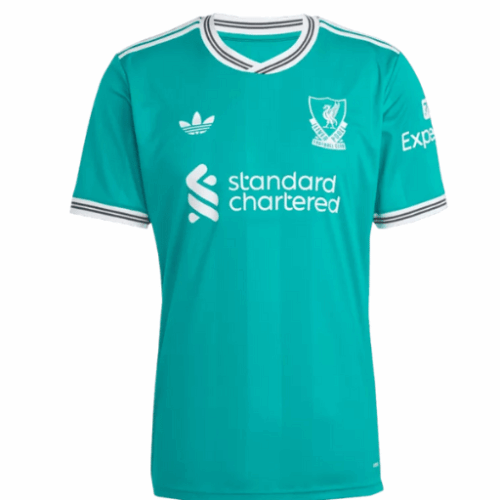Tercera camiseta de fútbol visitante del Liverpool 2025/26