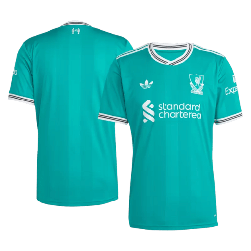 Tercera camiseta de fútbol visitante del Liverpool 2025/26