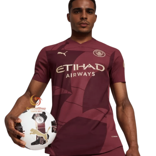 Manchester City Fourth Away Authentic Soccer Jersey 2024/25- Definitely City (UCL)
