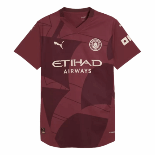 Manchester City Fourth Away Authentic Soccer Jersey 2024/25- Definitely City (UCL)