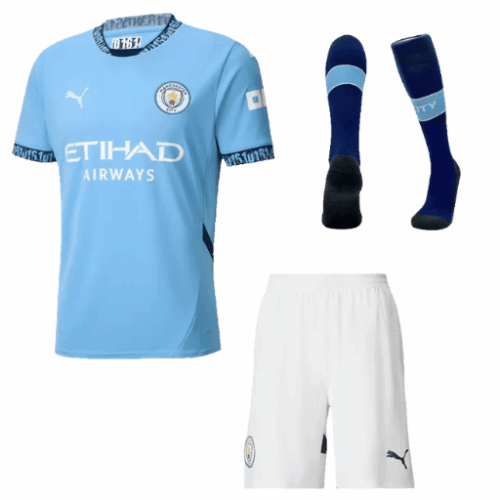 Manchester City Home Jerseys Full Kit 2024/25 Manchester City Home Jerseys Full Kit 2024/25