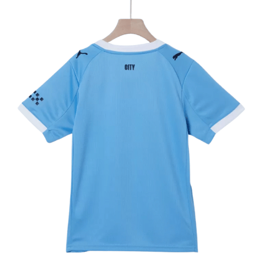 Manchester City Home Kids Soccer Jerseys Full Kit 2025/26