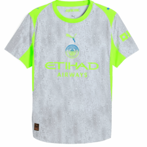 Manchester City Third Away Authentic Soccer Jersey 2025/26