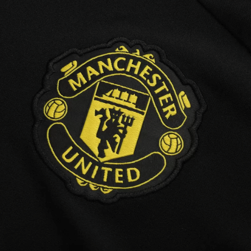 Manchester United 1/4 Zip Tracksuit 2025/26 Black