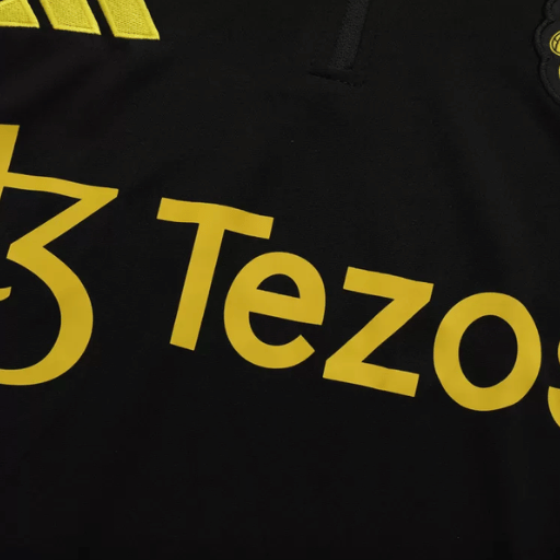 Chándal Manchester United 1/4 Cremallera 2025/26 Niños Negro