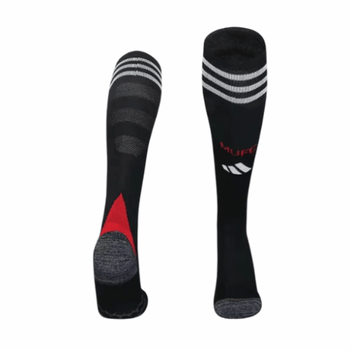 Manchester United Home Soccer Socks 2025/26 Kids