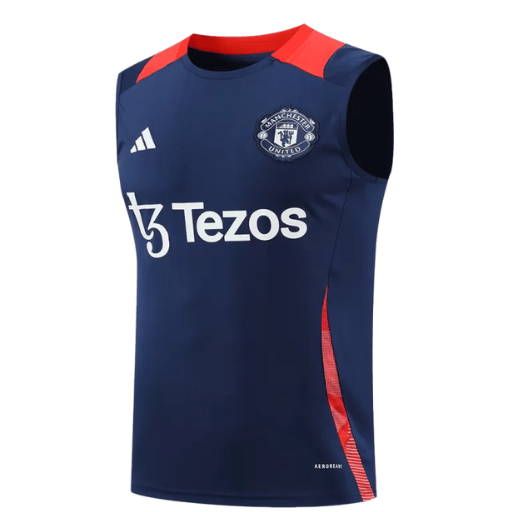 Manchester United Pre-Match Sleeveless Top 2024/25 Navy