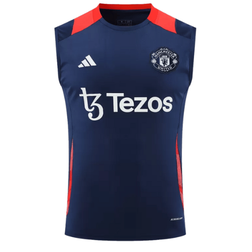 Manchester United Pre-Match Sleeveless Top 2024/25 Navy