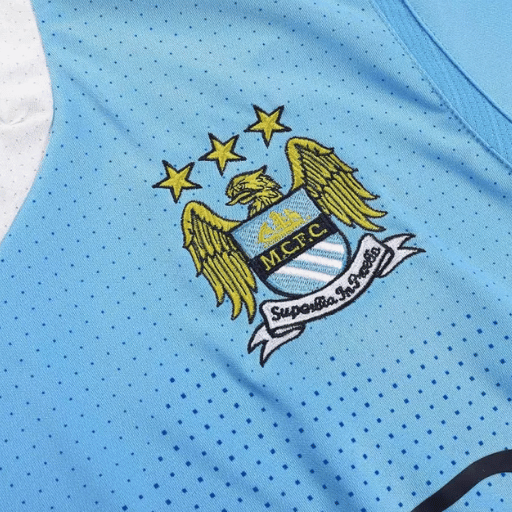 Camiseta de fútbol vintage Manchester City Home 2011/12
