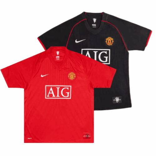 Vintage Soccer Jersey Manchester United Home 2007/08 - UCL Final
