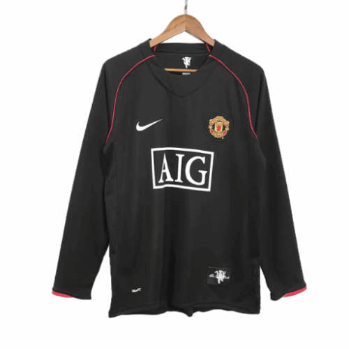 Vintage Soccer Jersey Manchester United Away Long Sleeve 2007/08