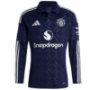 Manchester United Away Long Sleeve Soccer Jersey 2024/25