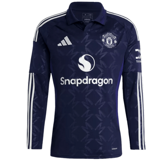 Manchester United Away Long Sleeve Soccer Jersey 2024/25