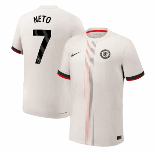 NETO #7 Chelsea Away Authentic Soccer Jersey 2025/26