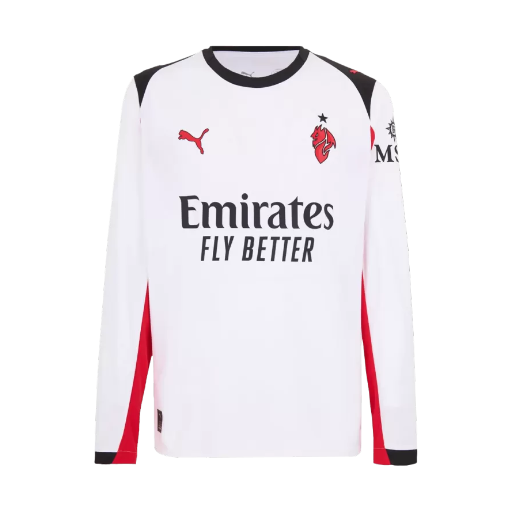 AC Milan Away Long Sleeve Soccer Jersey 2025/26