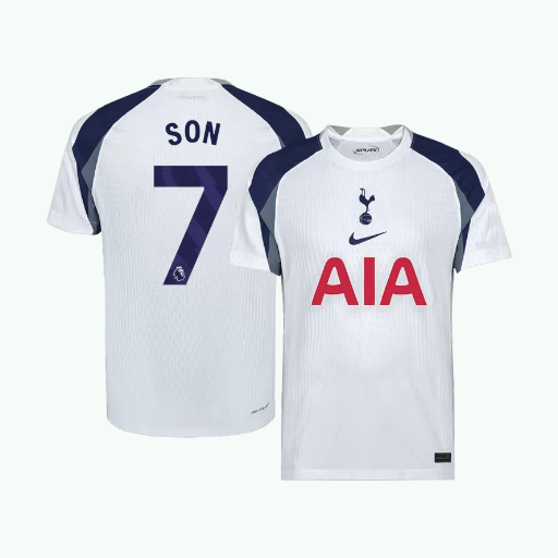 SON #7 Tottenham Hotspur Inicio Auténtica camiseta de fútbol 2025/26-1