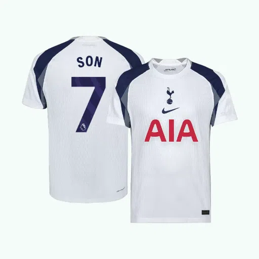 SON #7 Tottenham Hotspur Home Authentic Soccer Jersey 2025/26