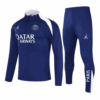 PSG 1/4 Zip Tracksuit 2025/26 Kids Navy