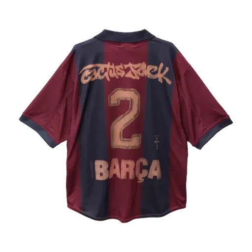 Vintage Soccer Jersey Barcelona X CJ Home 2000/01-1