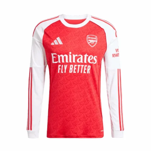 Arsenal Home Long Sleeve Soccer Jersey 2025/26