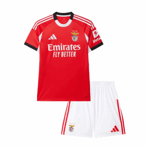 Benfica Home Kids Soccer Jerseys Kit 2025/26