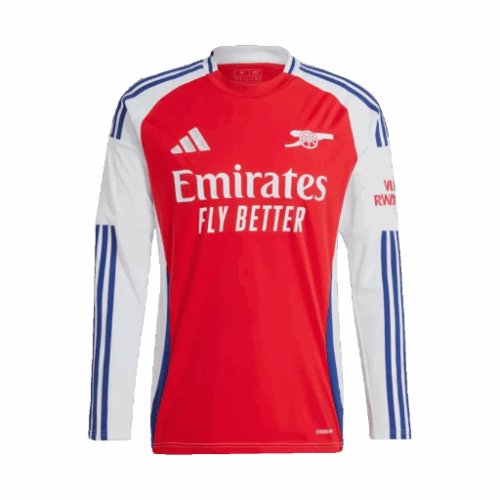 Arsenal Home Long Sleeve Soccer Jersey 2024/25