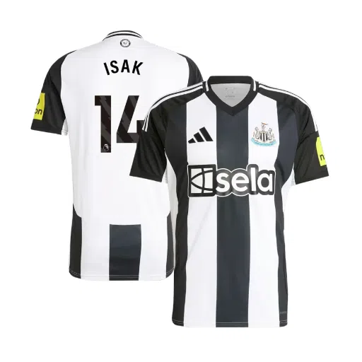 Newcastle United ISAK 14 ユニフォーム 2枚セット ISAK #14 Newcastle United Home Soccer Jersey 2024/25 - SoccerKit