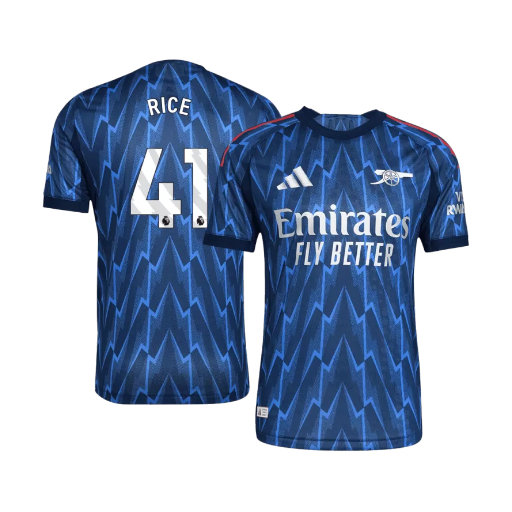 RICE #41 Arsenal Away Authentic Soccer Jersey 2025/26-1