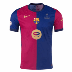 Barcelona Home Authentic Soccer Jersey 2024/25 - Copa del Rey Final