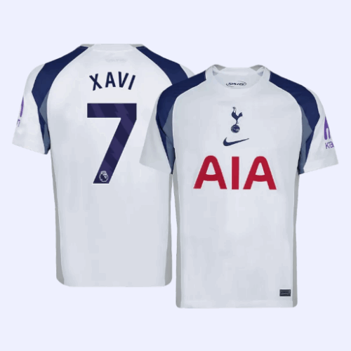 XAVI #7 Tottenham Hotspur Home Soccer Jersey 2025/26