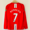 Cristiano Ronaldo Manchester United Jersey 2008 Long Sleeve-1