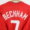 david beckham manchester united camiseta de fútbol 2003-2