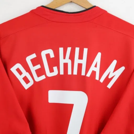 david beckham manchester united camiseta de fútbol 2003-2