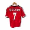 camiseta de fútbol de david beckham del manchester united 1998
