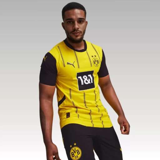 Borussia Dortmund Home Authentic Soccer Jersey 2024/25-2