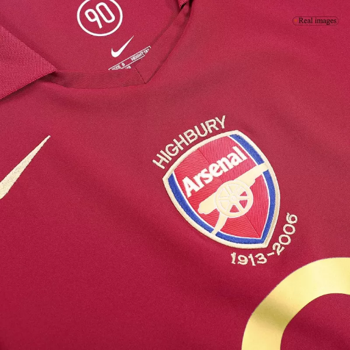 Camiseta de fútbol vintage Arsenal Inicio 2005/06 -3