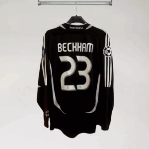 david beckham real madrid jersey long sleeve