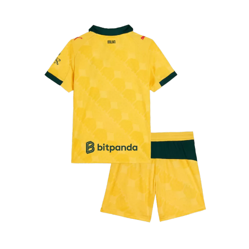 AC Milan Third Away Kids Soccer Jerseys Kit 2025/26-1