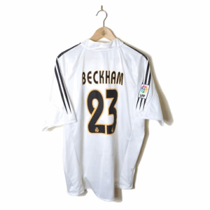 david Beckham maillot rétro real madrid