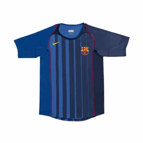 Vintage Soccer Jersey Barcelona Away 2004/05